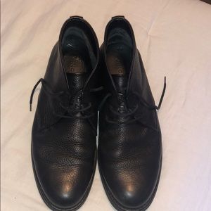 Men’s Vince boots lace up pebbled leather 10.5m